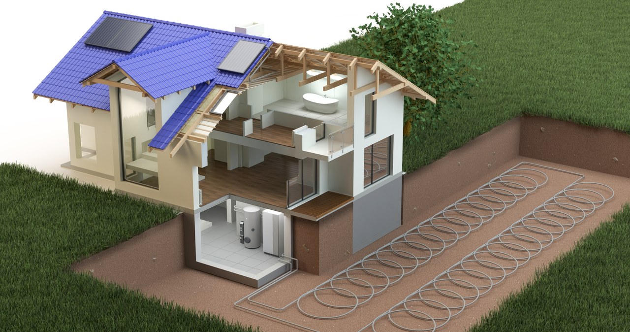 Gruntowa pompa ciepła wymaga rozłożenia rur na terenie działki /123RF/PICSEL