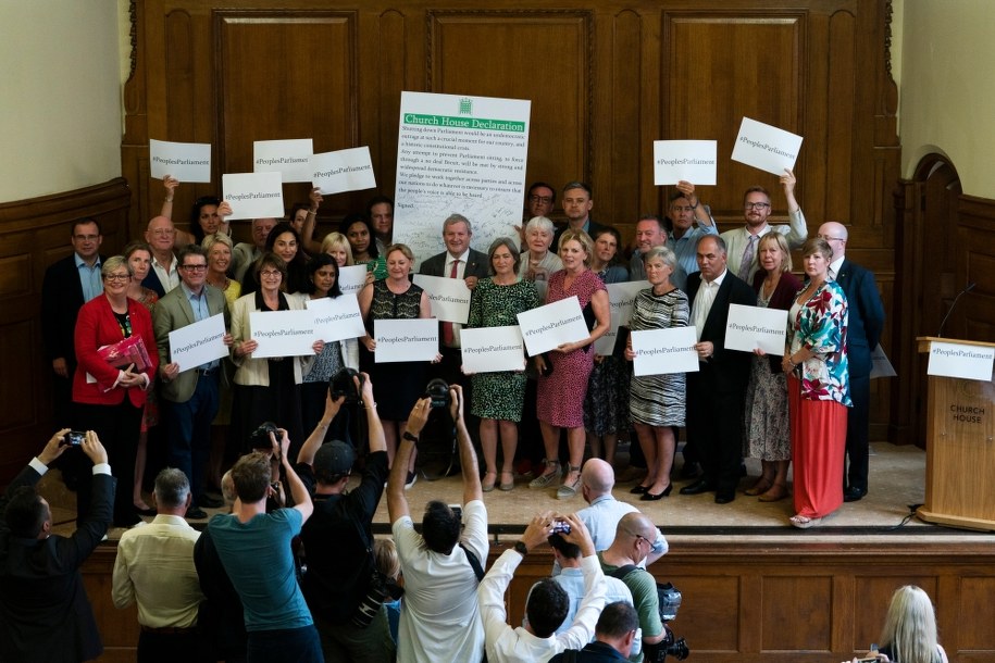 Grupa 160 posłów podpisała także deklarację z Church House /WILL OLIVER  /PAP/EPA