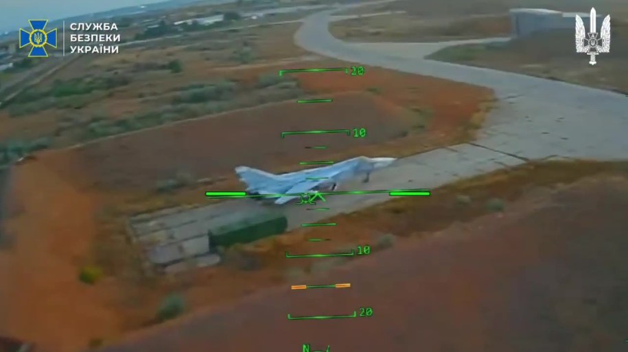 Grupa Alfa Służby Bezpieczeństwa Ukrainy chwali się stratami zadanymi rosyjskiemu lotnictwu w ciągu ubiegłego roku /SBU /