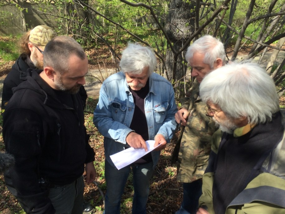 Grupa Eksploracyjna Miesięcznika "Odkrywca" szuka także śladów dawnego dworca przeładunkowego /Bartłomiej Paulus /RMF FM