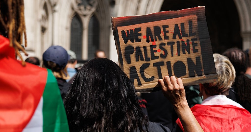 Grupa Palestine Action pod lupą służb. Została uznana za terrorystyczną / Dan Kitwood / Staff /Getty Images