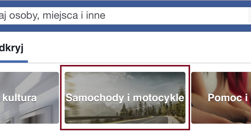 grupy na facebooku /Motor