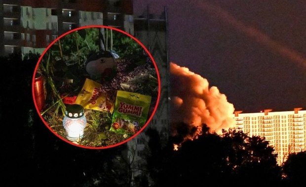 Gruz, bez i żelki: Symbole tragedii w Kijowie. Ukraina jednak też zadała cios