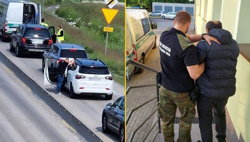 Gruzin był organizatorem przerzutu do Niemiec 37 migrantów. Przyznał się do winy. /Straż Graniczna /