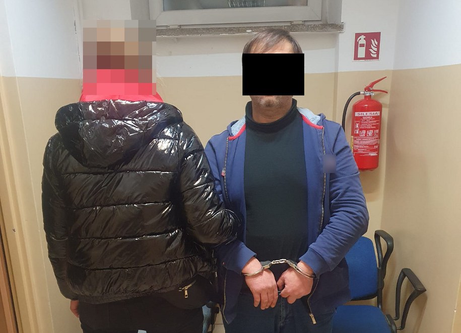 Gruzini uciekali przed policją /KRP IV w Warszawie - Bemowo, Wola /