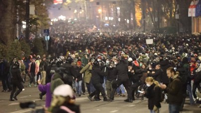 Gruzja: Policja rozpędziła demonstrację, pobito jednego z liderów opozycji