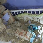 Gruzy runęły na niemowlę. Dom zniszczony po wybuchu pieca