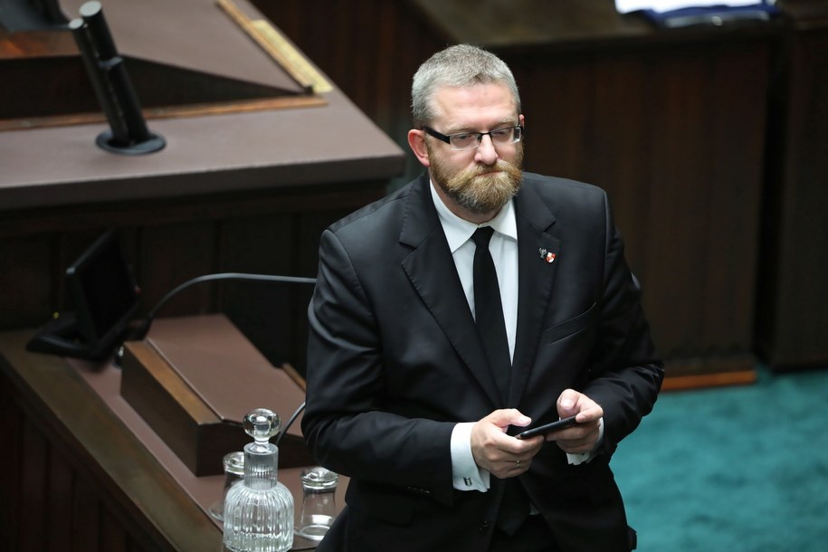 Grzegorz Braun /Wojciech Olkusnik  /PAP