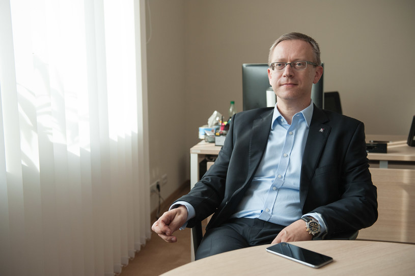 Grzegorz Długosz, prezes firmy Polski Standard Płatności. Fot. Waldemar Kompała /INTERIA.PL