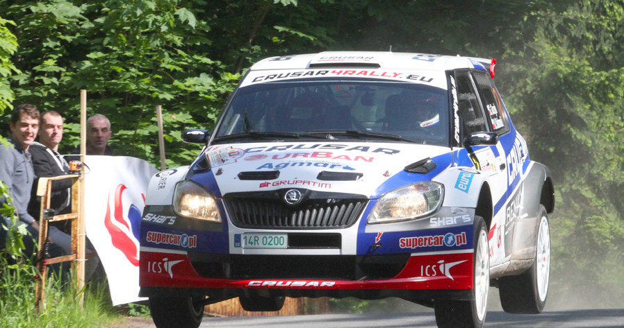 Grzegorz Grzyb (Skoda Fabia S2000) /Fot. Marek Wicher /Informacja prasowa