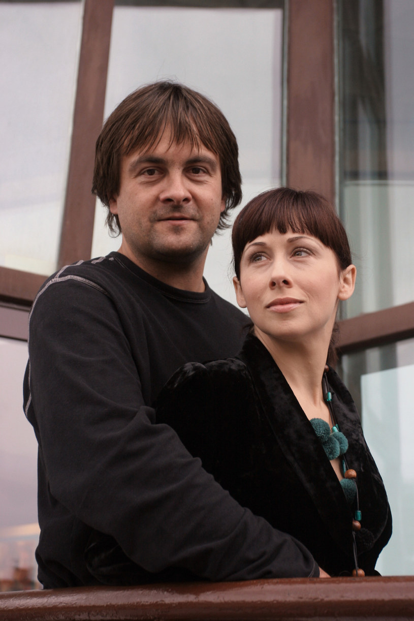 Grzegorz Kuczeriszka i Jolanta Fraszyńska w 2004 roku /Mikulski /AKPA