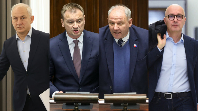 Grzegorz Napieralski, Sławomir Nitras, Jacek Protasiewicz i Robert Kropiwnicki (fot. Tomasz Jastrzebowski, Zbyszek Kaczmarek) /Reporter