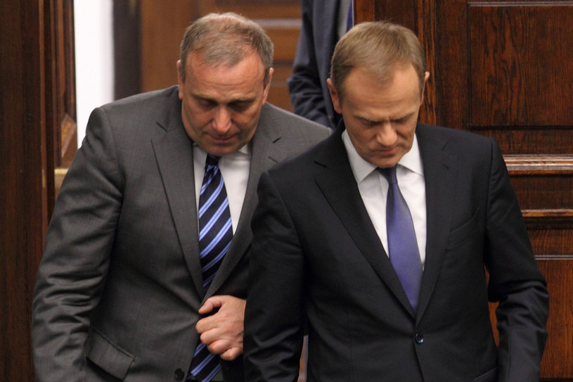 Grzegorz Schetyna i Donald Tusk; zdj. ilustracyjne /Stanisław Kowalczuk /East News