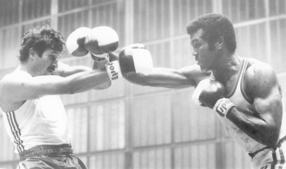 Grzegorz Skrzecz (z lewej) - zdjęcie z 1980 roku /IOPP /PAP/DPA