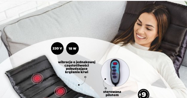 Grzewcza mata do masażu z Netto – idealna na zimowe mrozy za 119 zł /Netto /INTERIA.PL