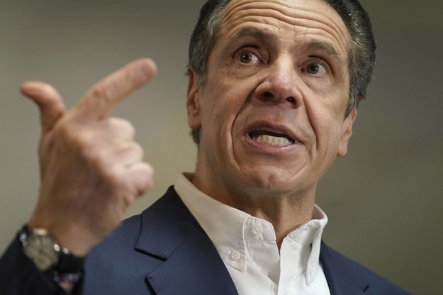 Gubernator Nowego Jorku Andrew Cuomo / SETH WENIG / POOL /PAP/EPA