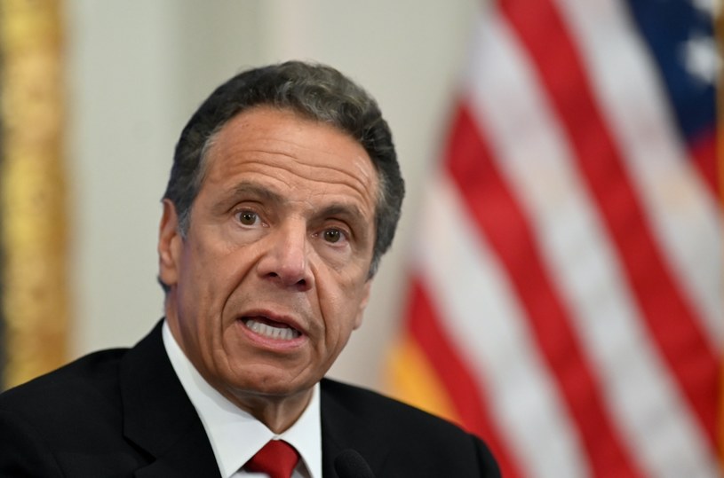 Gubernator stanu Nowy Jork Andrew Cuomo /JOHANNES EISELE / AFP /AFP