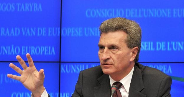 Guenther Oettinger, komisarz UE ds. energii /AFP