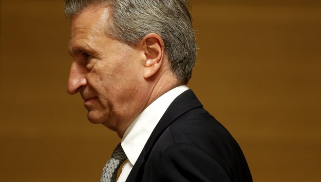 Guenther Oettinger /JULIEN WARNAND /PAP/EPA
