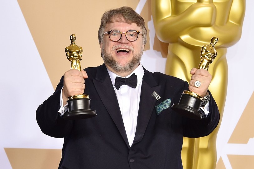Guillermo Del Toro z Oscarami za film "Kształt wody" (2018) /David Crotty/Patrick McMullan  /Getty Images