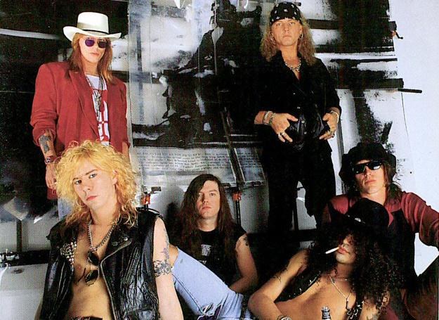 Guns N'Roses na początku lat 90. /