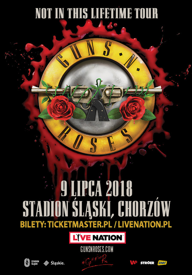 Guns N'Roses wystąpią na Stadionie Śląskim w Chorzowie 9 lipca 2018 roku /Materiały prasowe