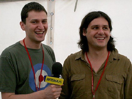 Gutek i Piotr Banach (Indios Bravos) na Woodstocku /INTERIA.PL