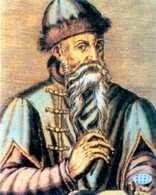 Gutenberg jako starzec, ok. 1584 /Encyklopedia Internautica