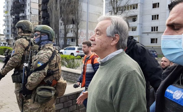 Guterres: Jestem zszokowany, że Kreml niszczy Kijów, miasto święte również dla Rosjan