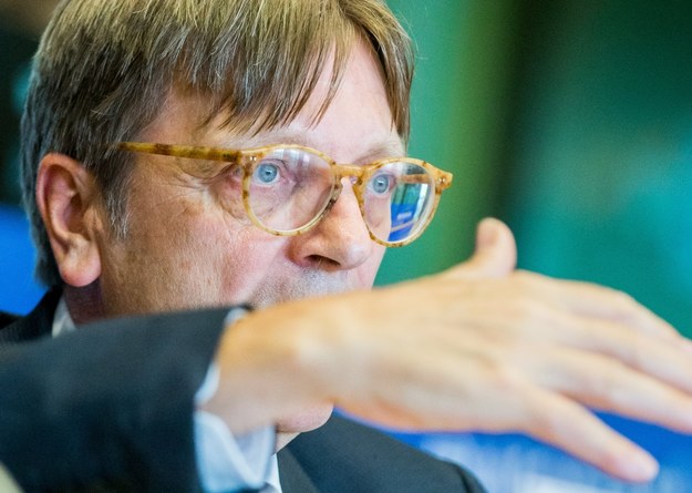 Guy Verhofstadt /STEPHANIE LECOCQ  /PAP/EPA