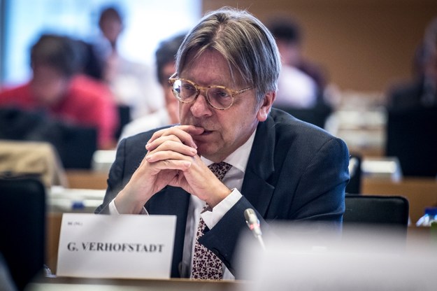 Guy Verhofstadt /Wiktor Dabkowski    /PAP
