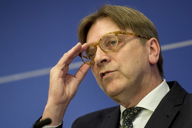 Guy Verhofstadt / 	Wiktor Dąbkowski    /PAP