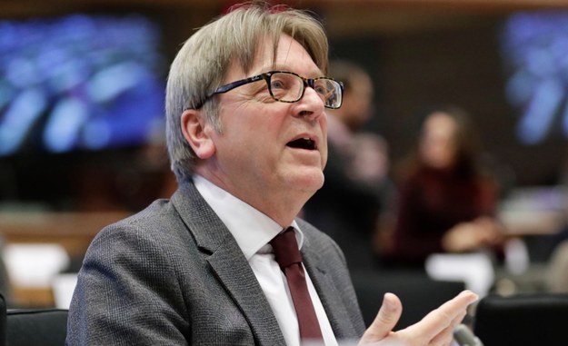 Guy Verhofstadt /OLIVIER HOSLET /PAP/EPA