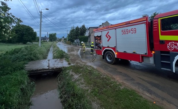 Gwałtowna burza i ulewa w Śląskiem. Zalane budynki i posesje