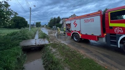 Gwałtowna burza i ulewa w Śląskiem. Zalane budynki i posesje