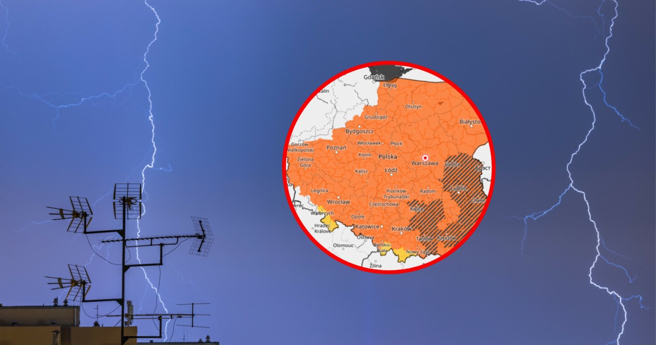 Gwałtowne burze i potężny grad nad Polską. IMGW wydaje ostrzeżenia w niemal całym kraju /ARKADIUSZ ZIOLEK /East News