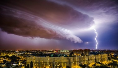 Gwałtowne burze nad Polską