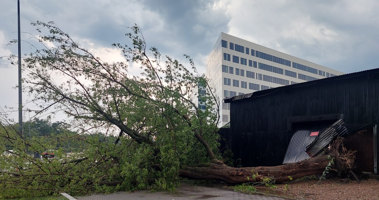 Gwałtowne nawałnice nad Polską