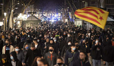 Gwałtowne protesty w Barcelonie