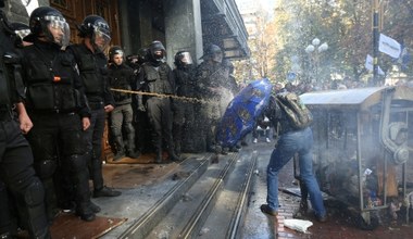 Gwałtowne protesty w Kijowie