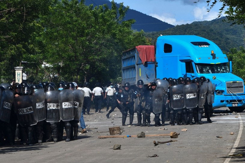 Gwatemala. Policja stłumiła akcję protestu przeciw spółce z Szwajcarii /AFP
