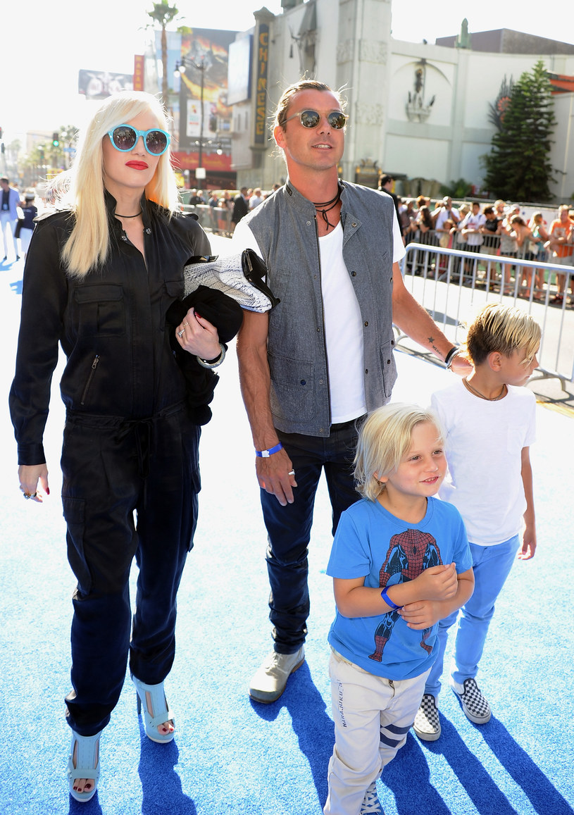 Gwen Stefani i Gavin Rossdale z synami /Kevin Winter /Getty Images