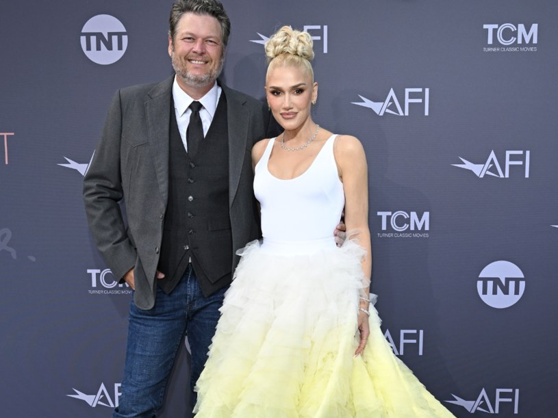 Gwen Stefani na ważnej imprezie z mężem, który wystroił się w jeansy! /Axelle/Bauer-Griffin/FilmMagic /Getty Images
