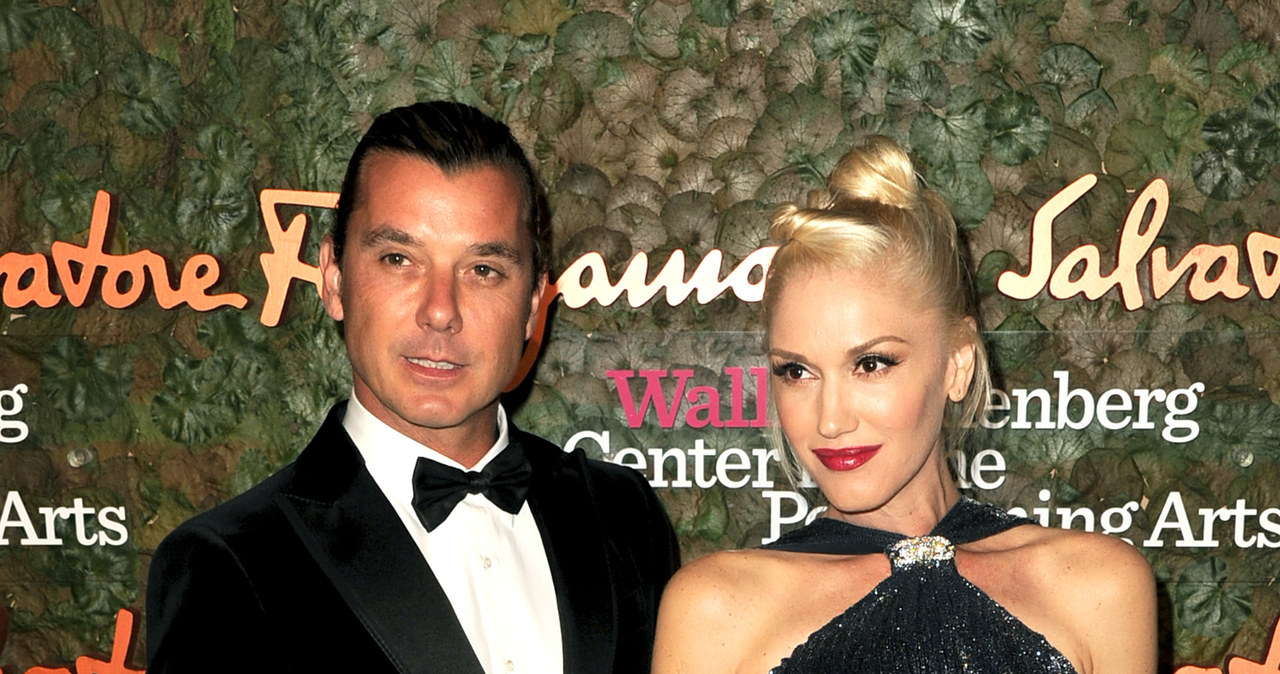 GwenStefani z mężem /Jason Meritt /Getty Images