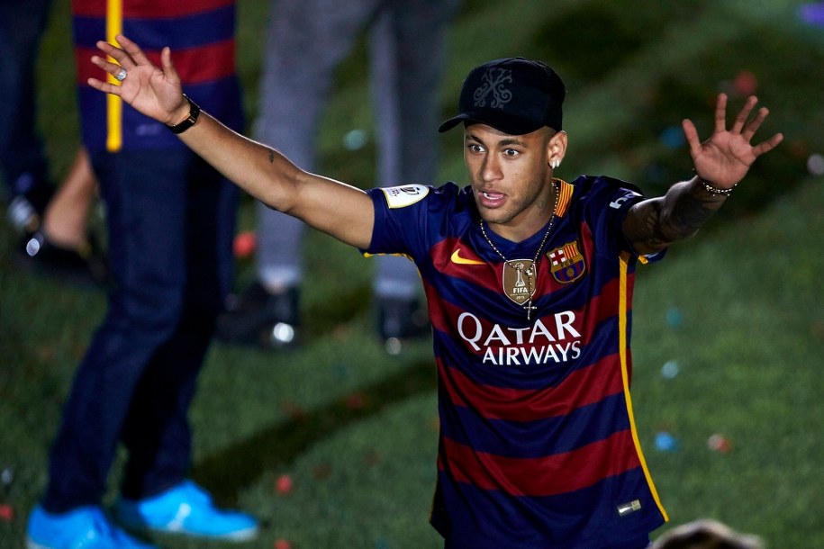 Gwiazdor FC Barcelona Brazylijczyk Neymar /ALEJANDRO GARCIA  /PAP/EPA