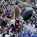 Gwiazdor wmieszał się w tłum wiernych. Nieoczekiwany gość w Watykanie