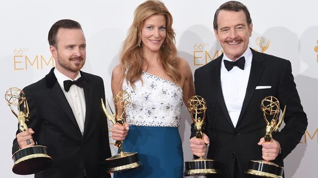 Gwiazdy "Breaking Bad" nie miały sobie równych podczas gali Emmy 2014 / fot. Jason Merritt /Getty Images