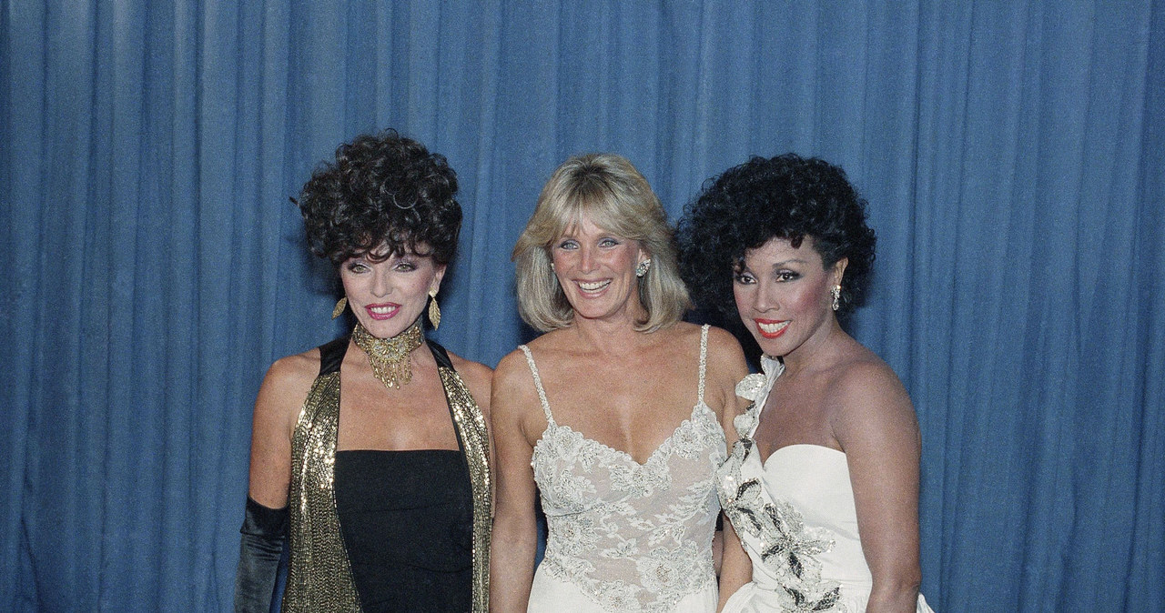 Gwiazdy "Dynastii": Joan Collins, Linda Evans i Diahann Carroll /AP Photo /East News