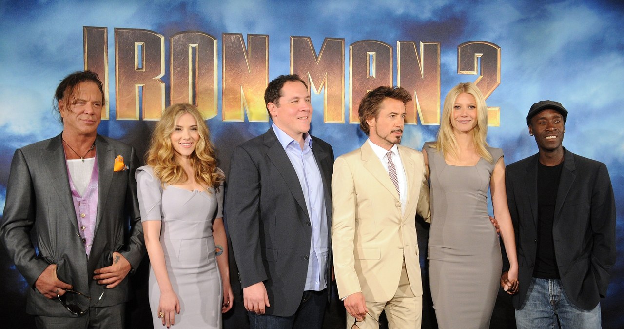 Gwiazdy filmu "Iron Man 2" na premierze /Jason Merritt /Getty Images