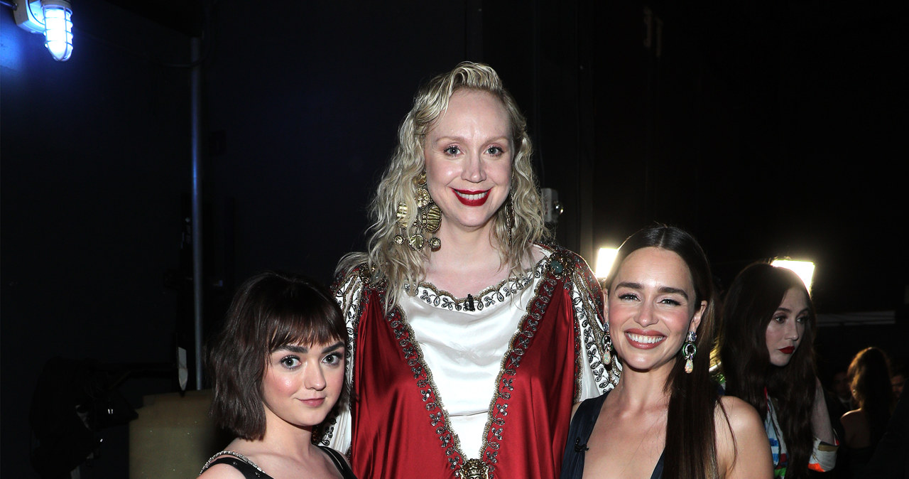 Gwiazdy "Gry o tron": Maisie Williams, Gwendoline Christie i Emilia Clarke /FOX Image Collection /Getty Images